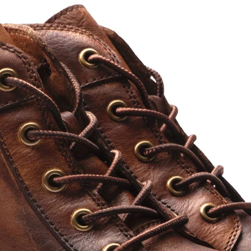 Lace-Up Leather Winter Ankle Boots for Men - View 6