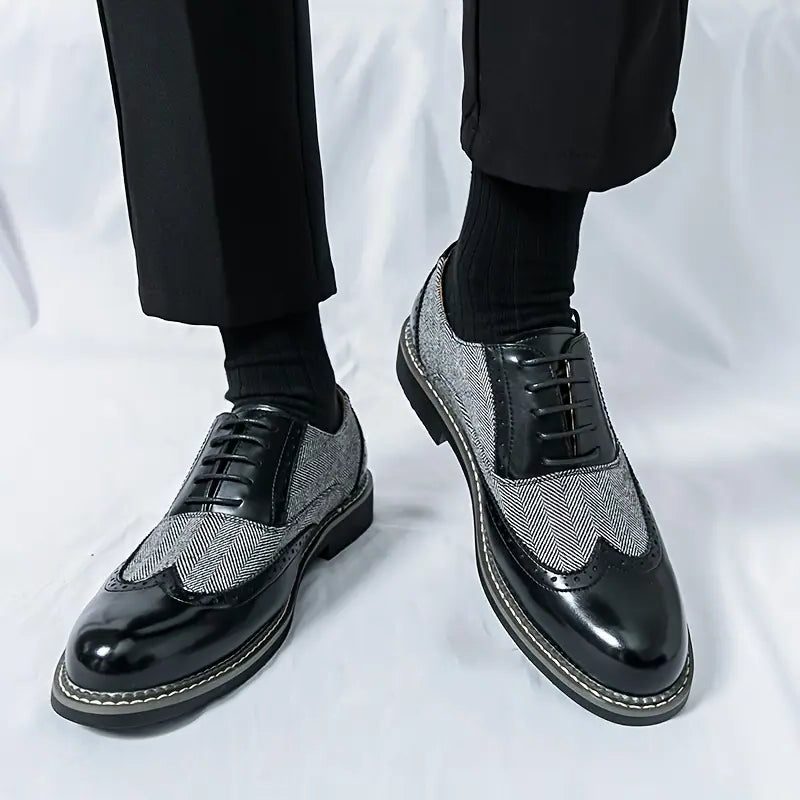 Lace-Up Oxford Brogues for Men - View 3