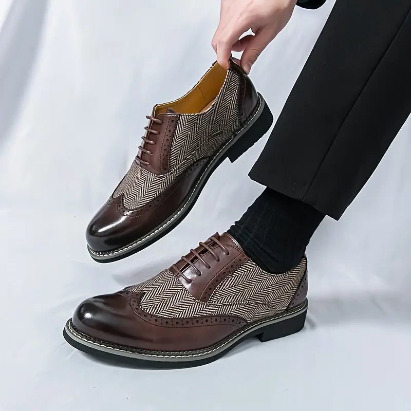 Lace-Up Oxford Brogues for Men - View 5