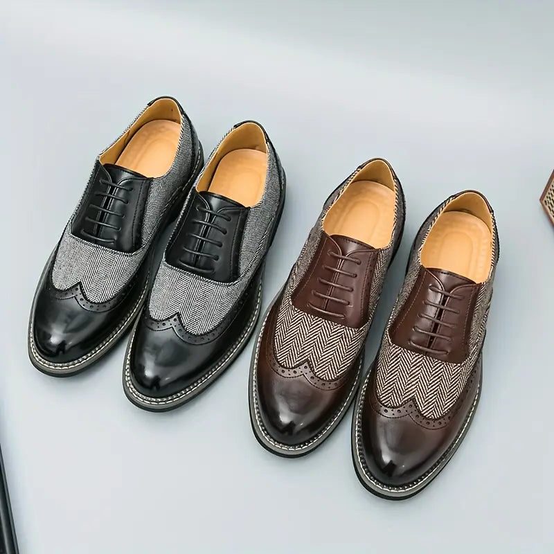 Lace-Up Oxford Brogues for Men - View 6