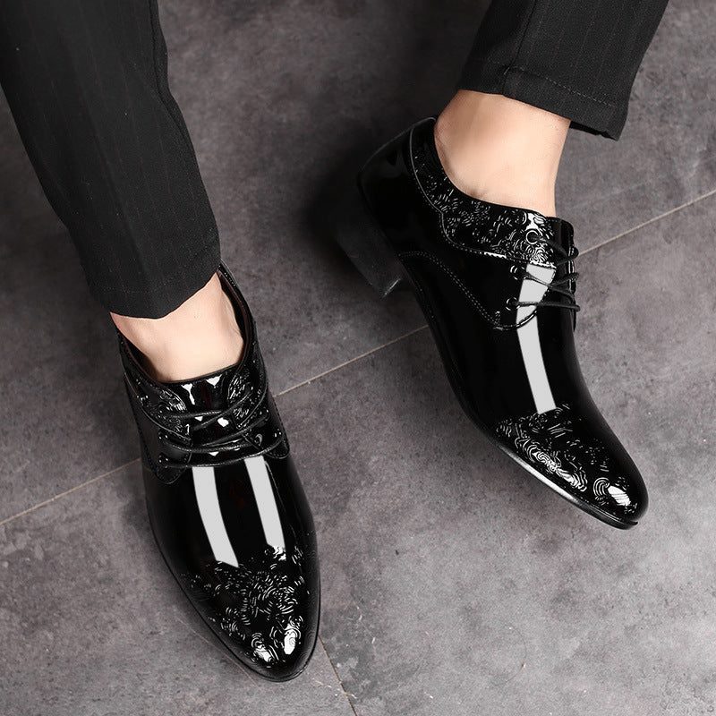 Lace-Up Pointed Toe Oxford Dress Shoes for Men - View 2