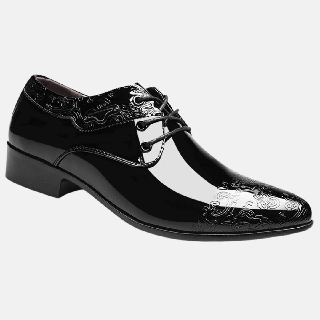 Lace-Up Pointed Toe Oxford Dress Shoes for Men - View 5