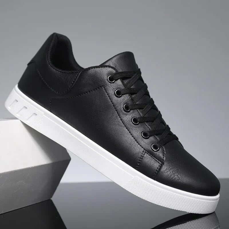 Lace-Up Trainers for Men - Black