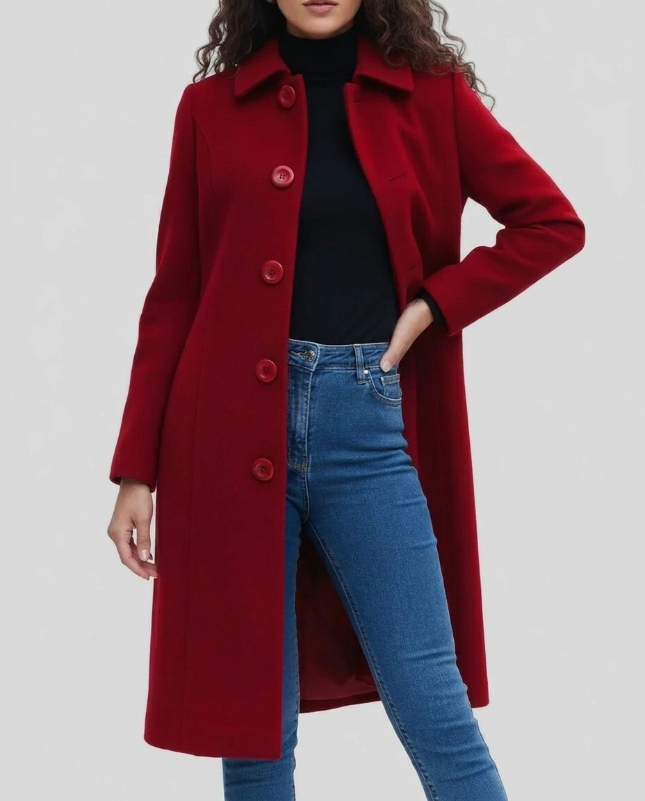 Long Single-Breasted Trench Coat for Women - View 7
