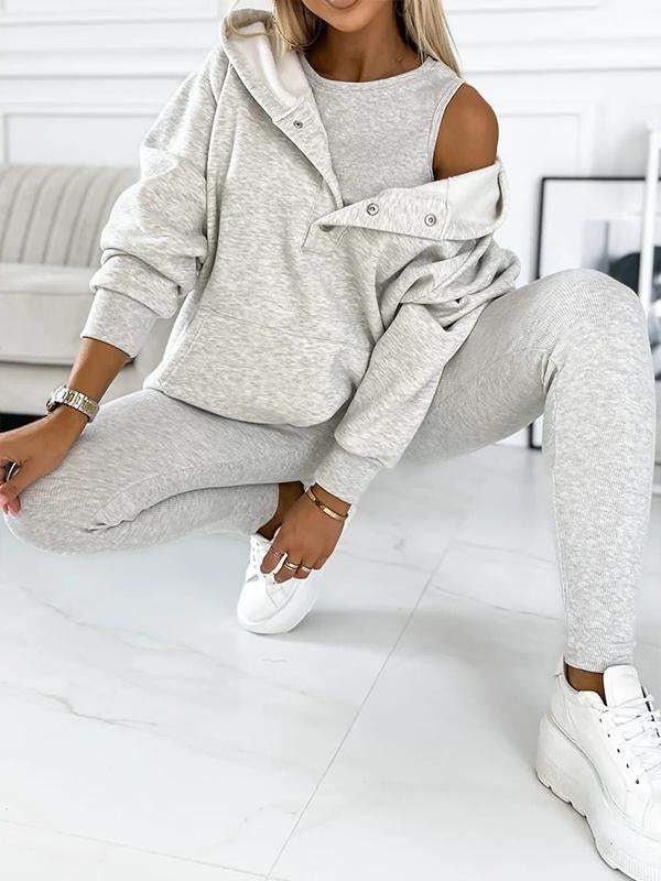 Oversized Hoodie Jogging Set for Women