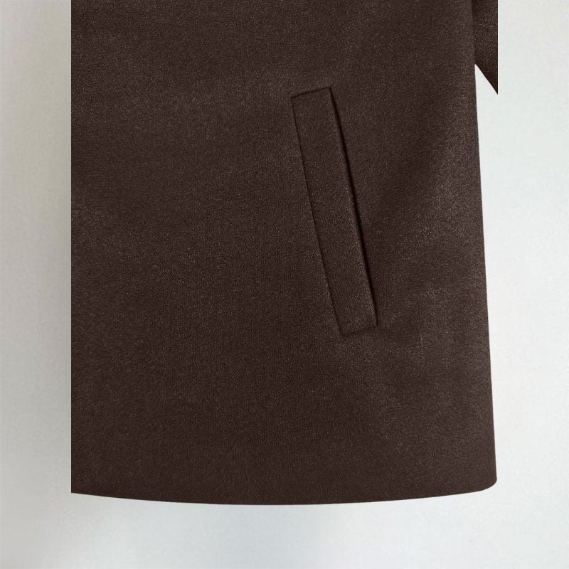 Oversized Shirt Collar Cardigan for Women - View 4