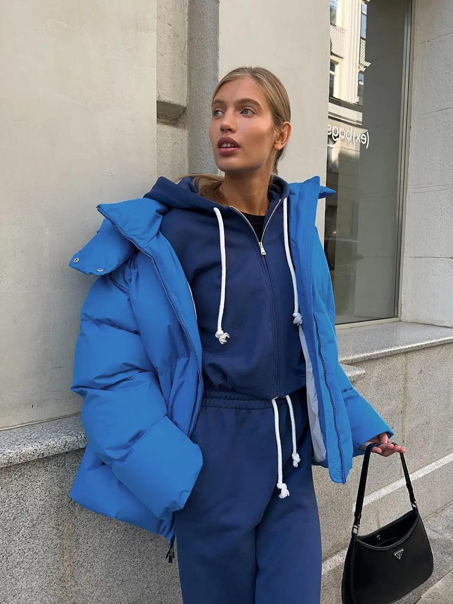 Padded Puffer Jacket for Women - View 4