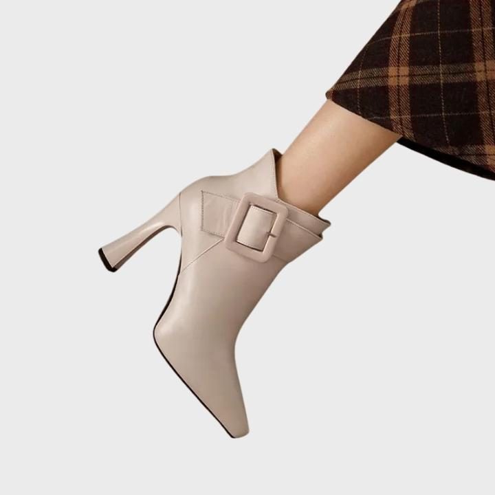 Pointed Toe Stiletto Ankle Boots for Women - View 4