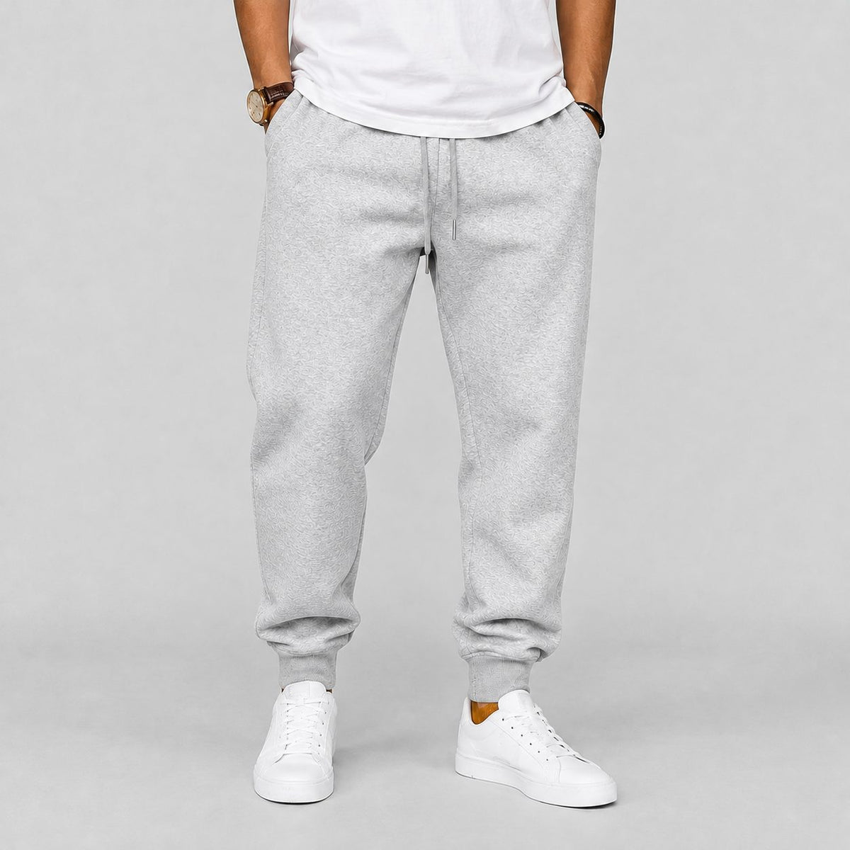 Regular Fit Joggers for Men - Licht Grey
