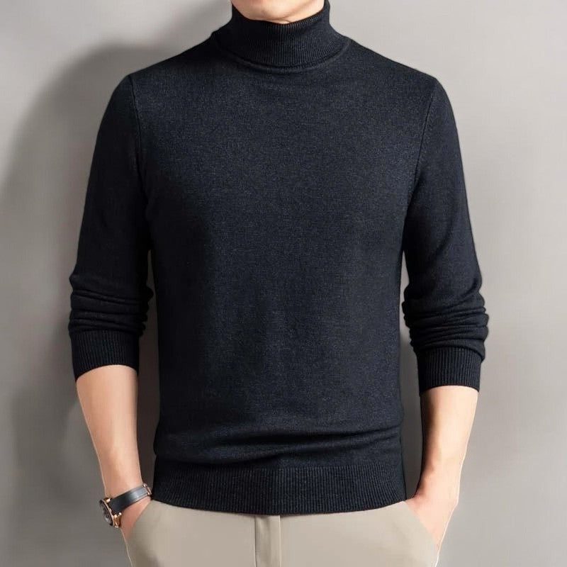 Roll Neck Long Sleeve Jumper for Women