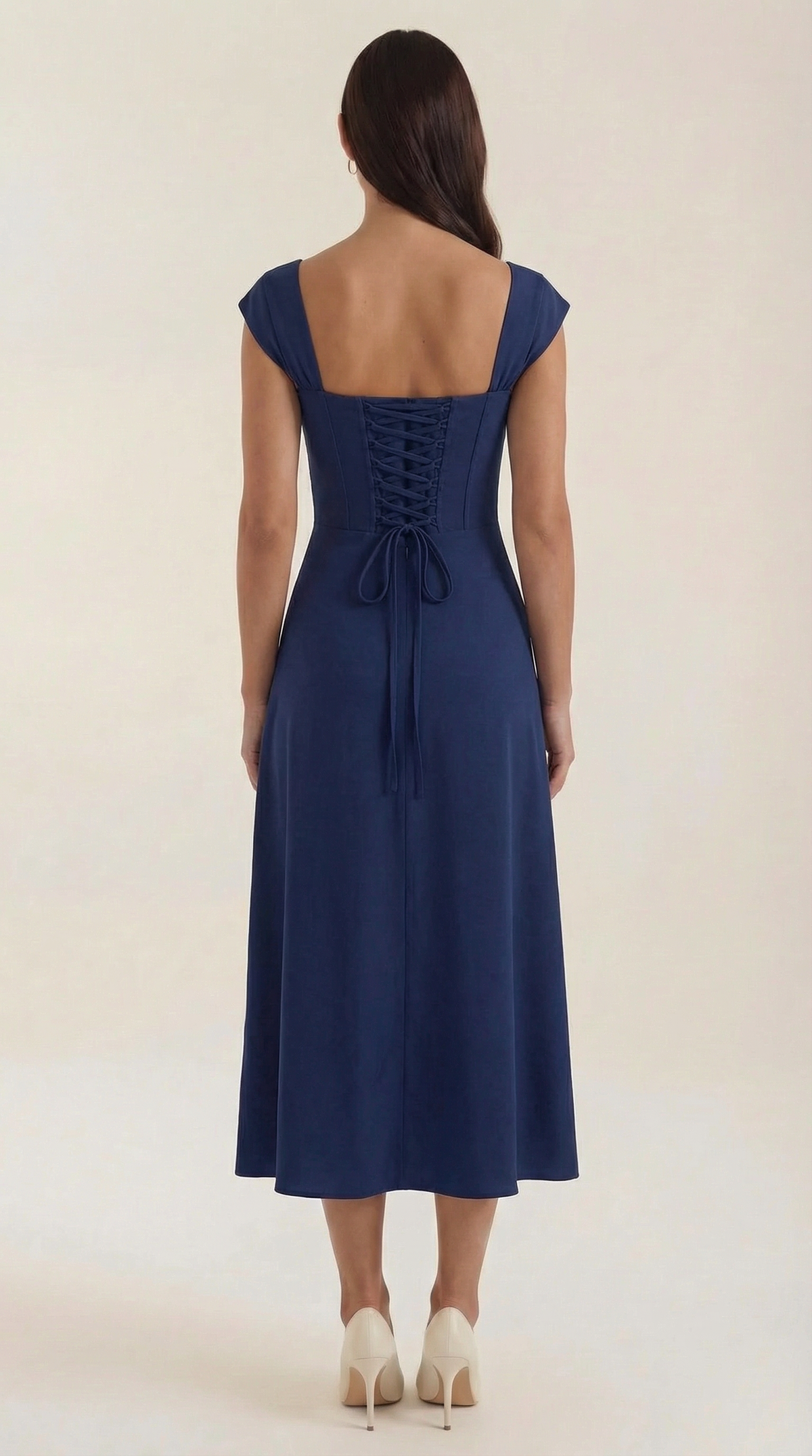 Floral A-Line Midi Dress Wedding Guest for Women