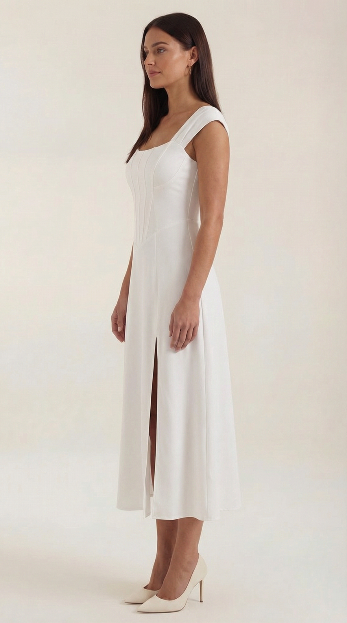Floral A-Line Midi Dress Wedding Guest for Women