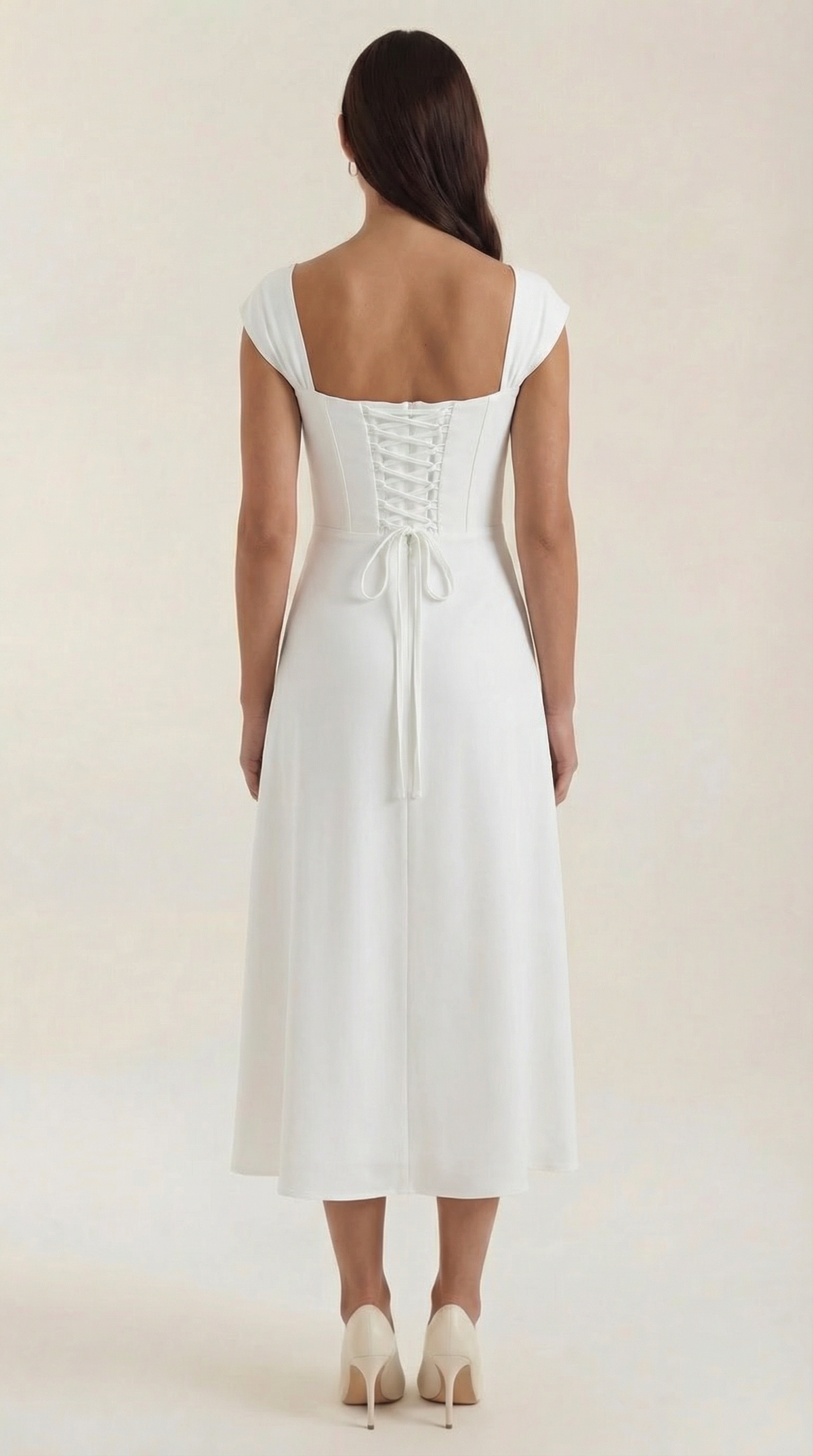 Floral A-Line Midi Dress Wedding Guest for Women