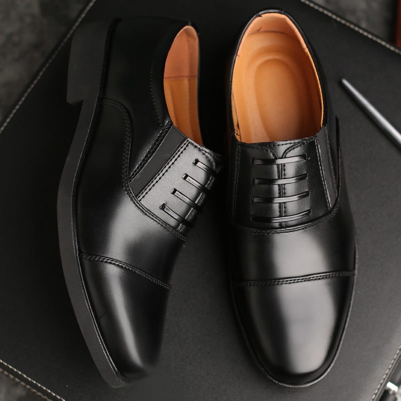 Round Toe Lace-Up Oxford Shoes for Men - View 3
