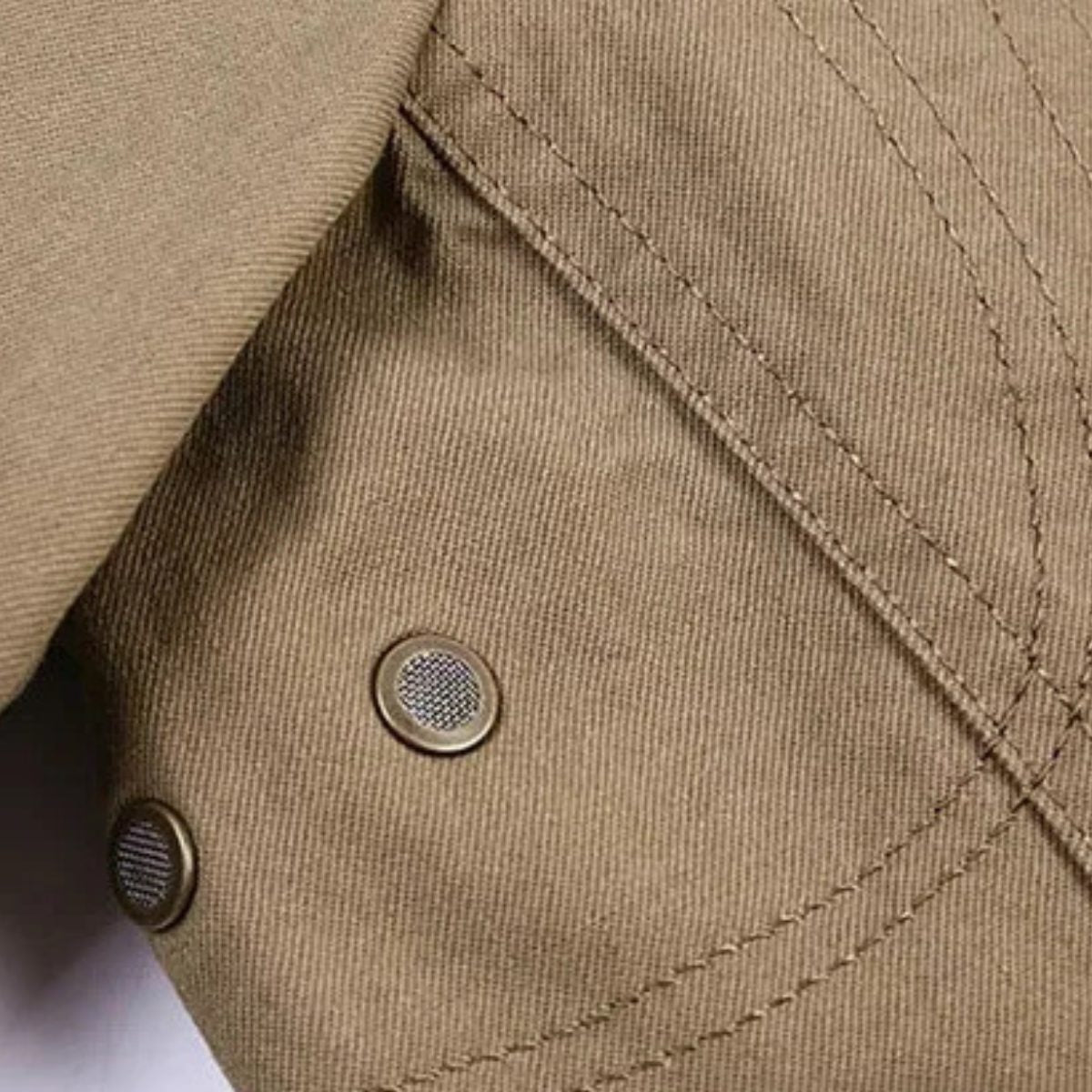 Slim Fit Cotton Blazer with Lapel Collar for Men - View 6