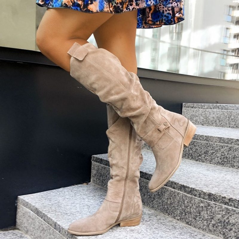 Slouch Knee-High Boots for Women