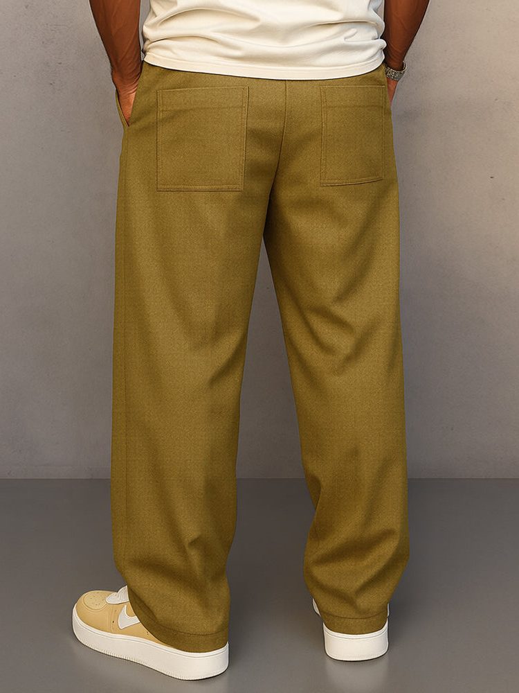 Straight Leg Chino Trousers for Men - View 10