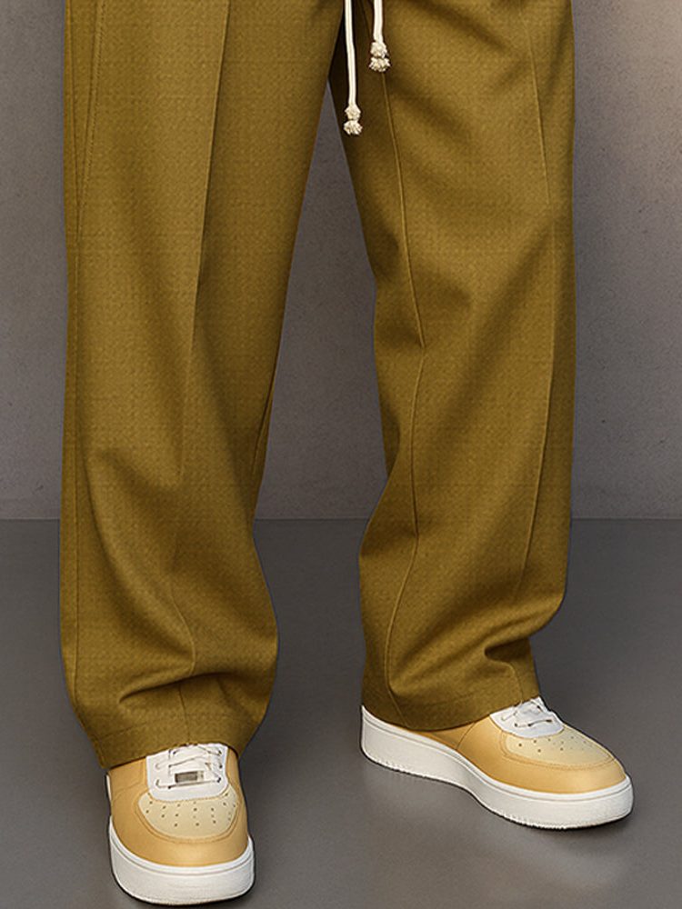 Straight Leg Chino Trousers for Men - View 9