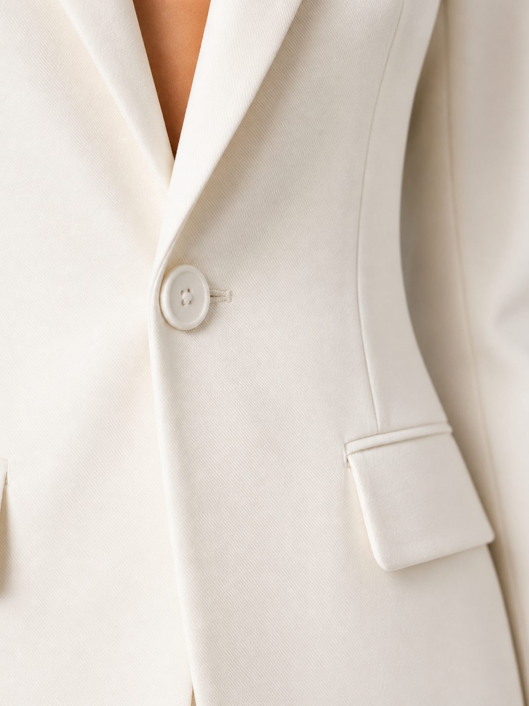 Tailored Blazer and Wide-Leg Trousers Set for Women - View 3