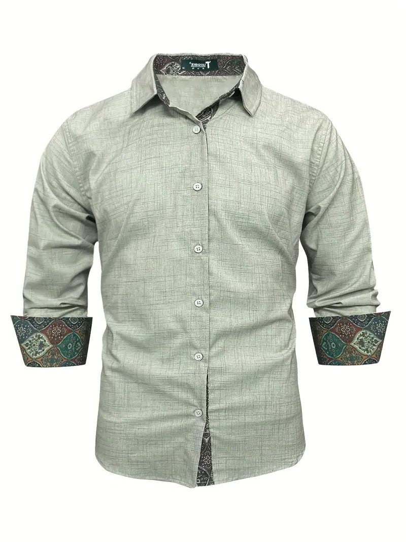 Tailored Button-Down Shirt for Men - View 11