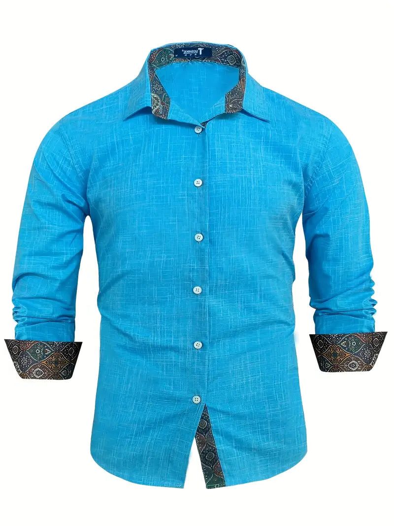 Tailored Button-Down Shirt for Men - View 15