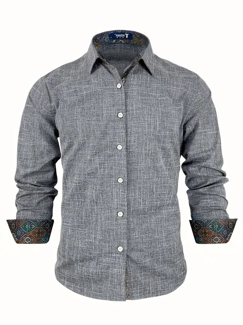 Tailored Button-Down Shirt for Men - View 16