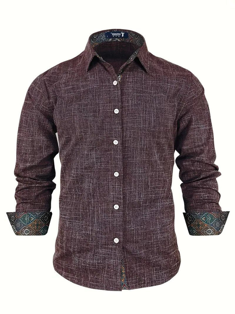 Tailored Button-Down Shirt for Men - View 20