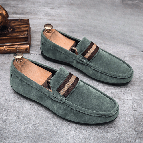 Suède Buckle Loafers for Men
