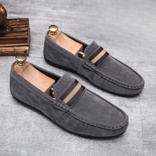 Suède Buckle Loafers for Men