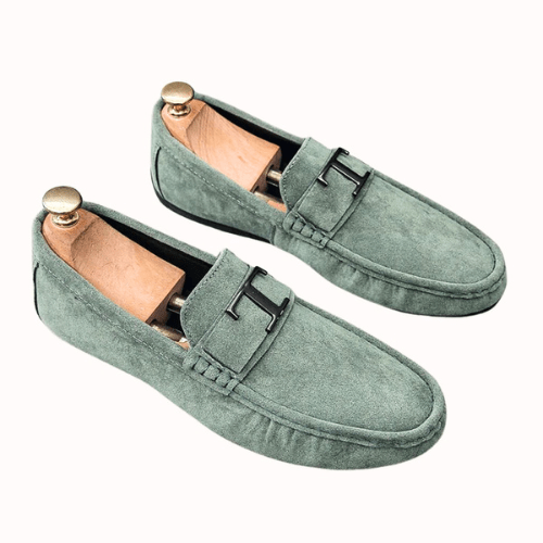Suède Buckle Loafers for Men