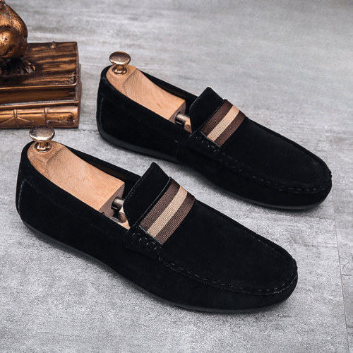 Suède Buckle Loafers for Men