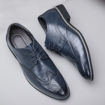 Wingtip Brogue Dress Shoes for Men