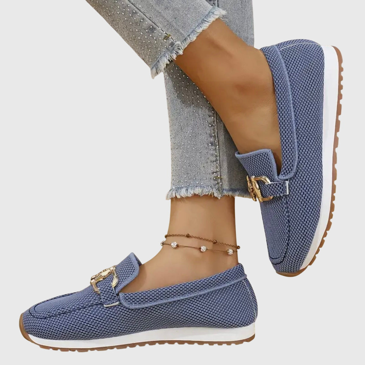 Buckle Detail Loafers for Women