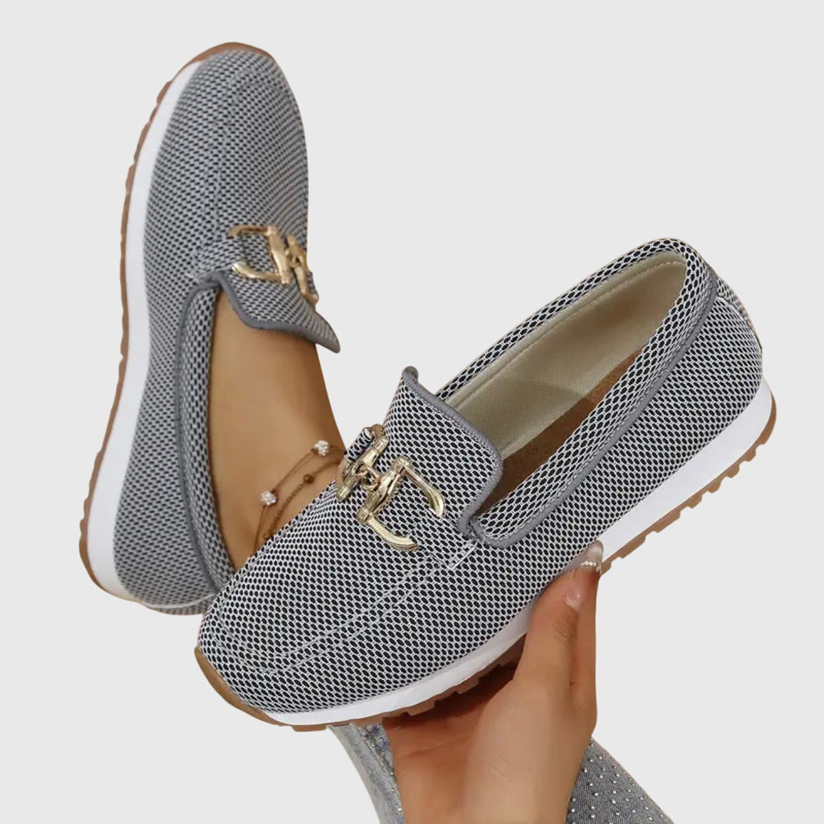 Buckle Detail Loafers for Women