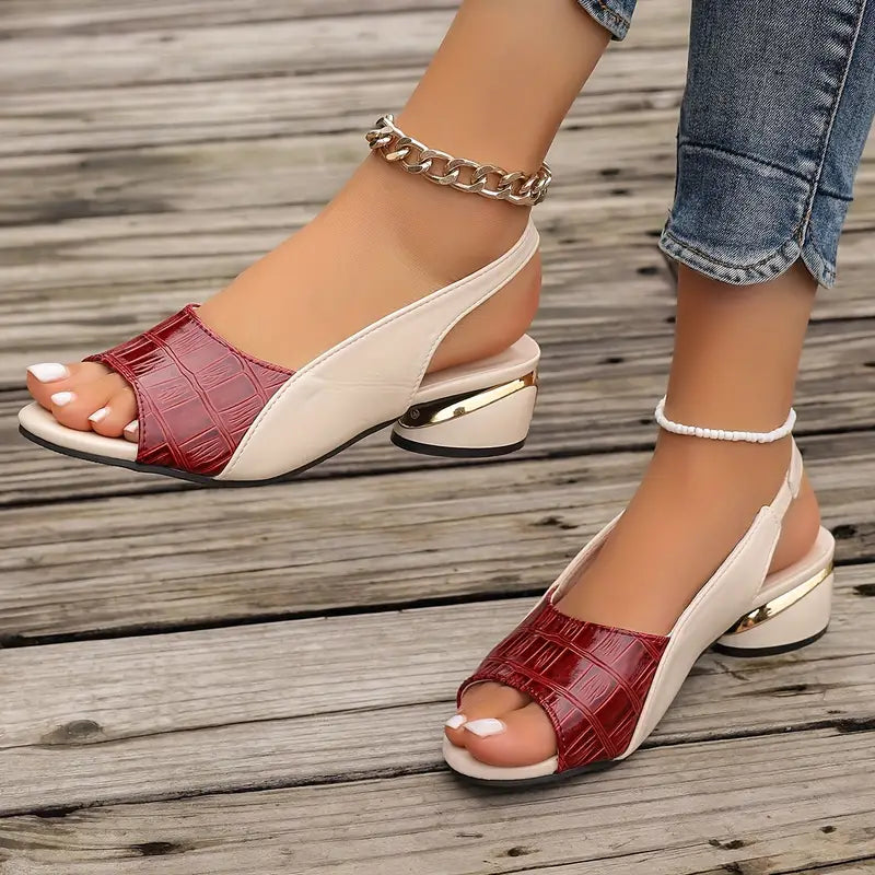 Open Toe Slingback Sandals for Women