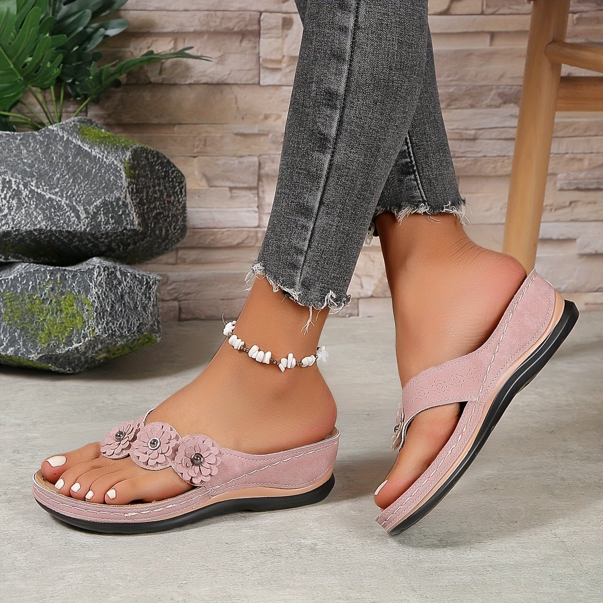 Open Toe Wedge Sandals for Women