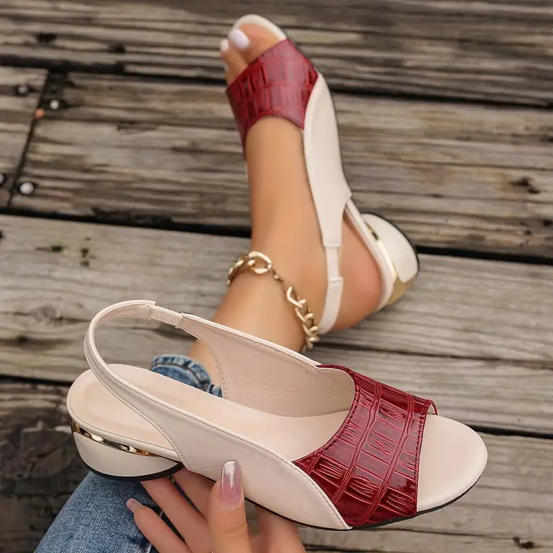 Open Toe Slingback Sandals for Women