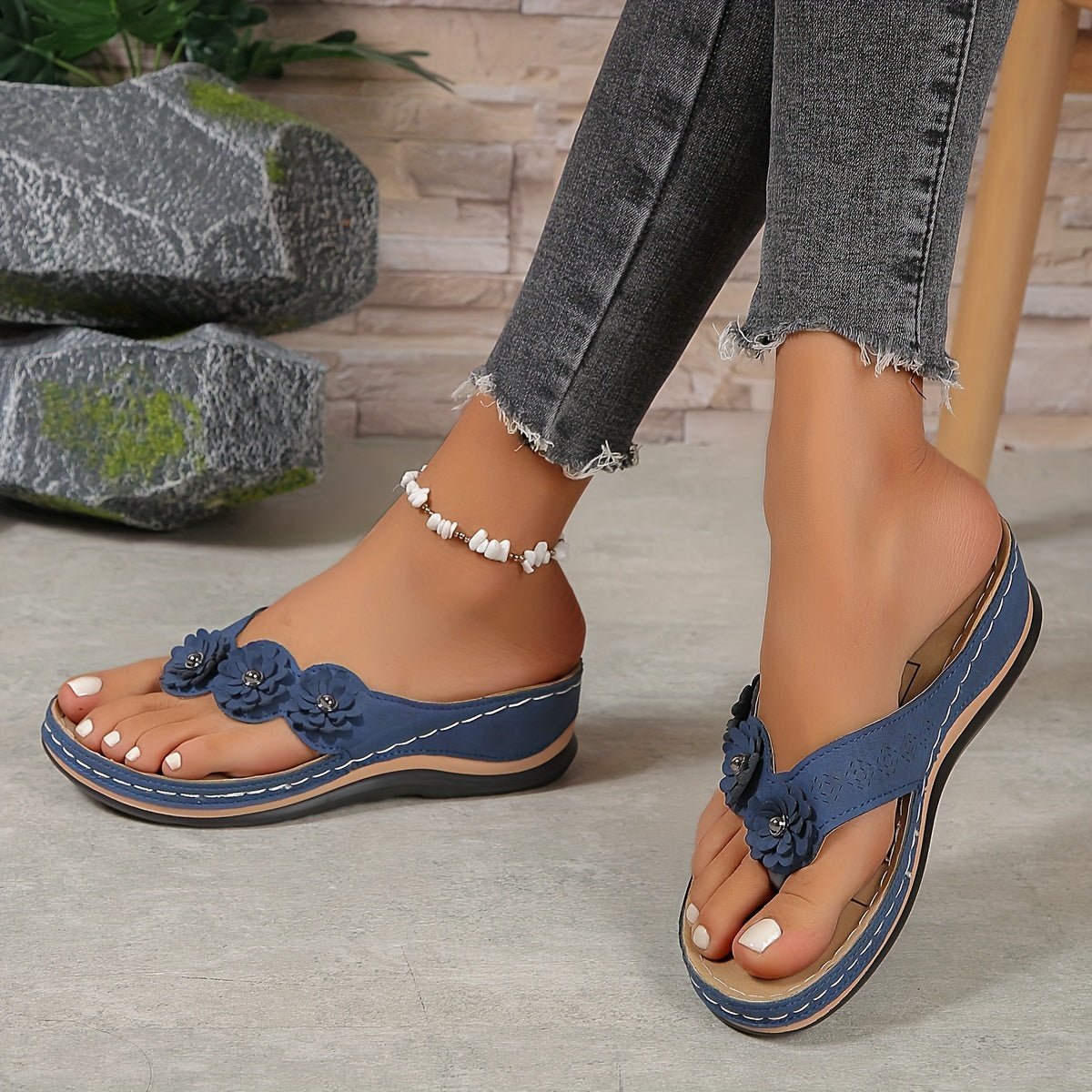 Open Toe Wedge Sandals for Women