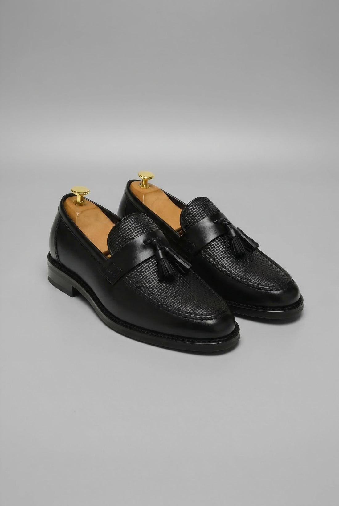 Woven Tassel Slip-On Loafers for Men