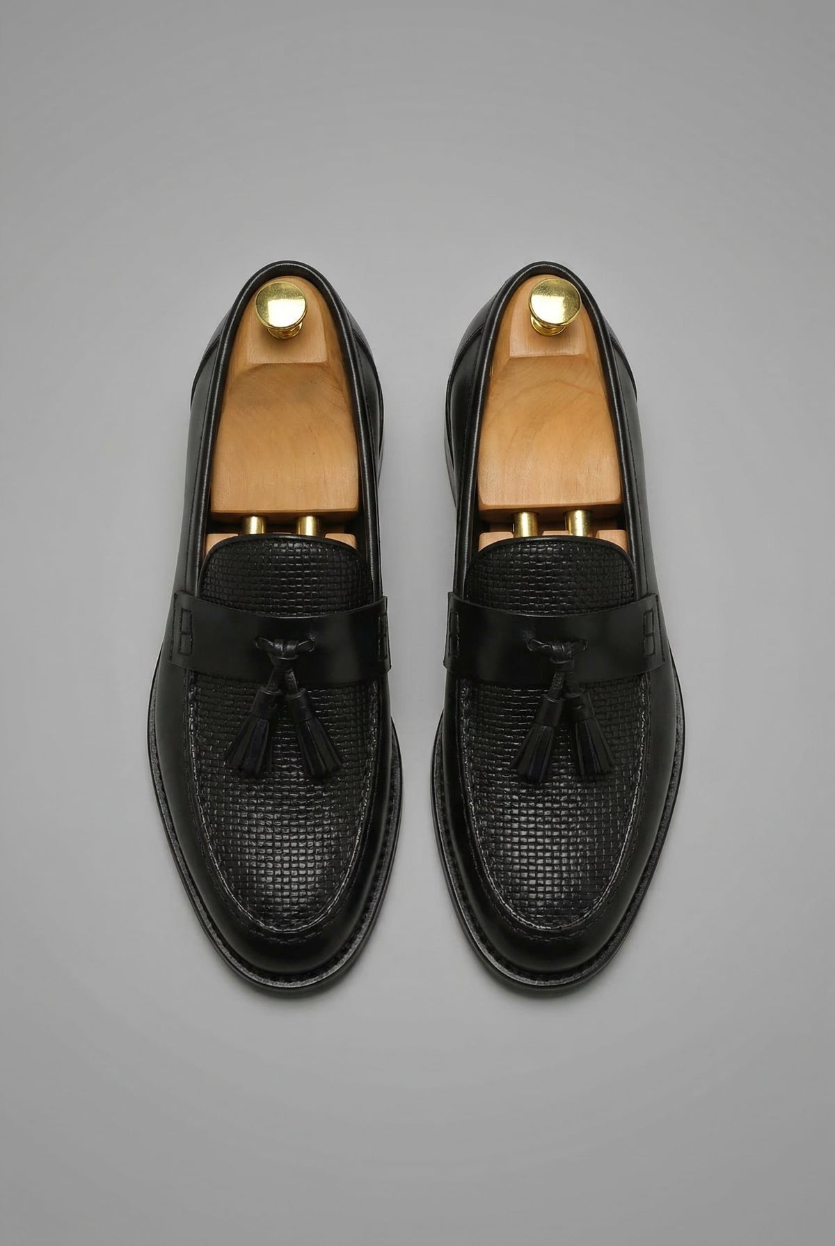 Woven Tassel Slip-On Loafers for Men - View 2