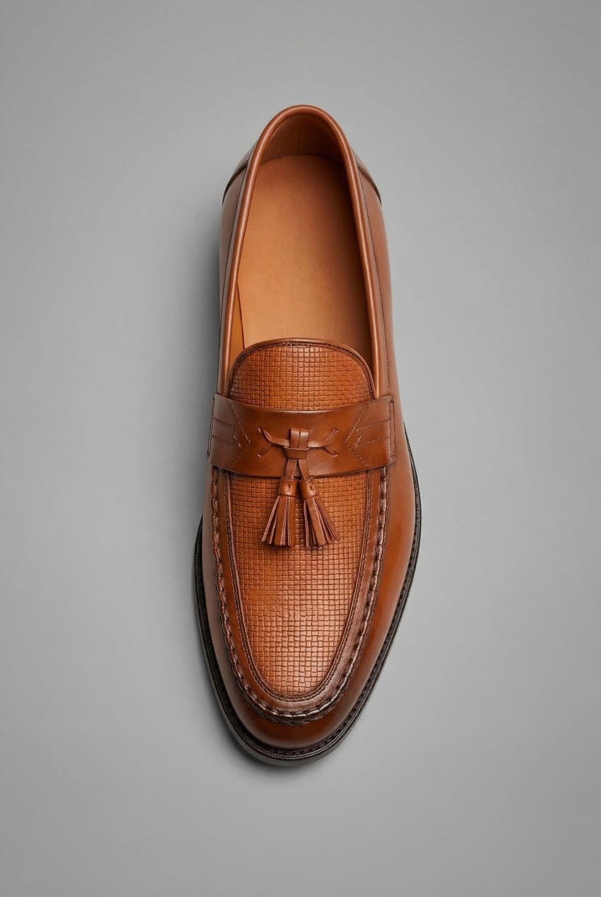 Woven Tassel Slip-On Loafers for Men - View 8