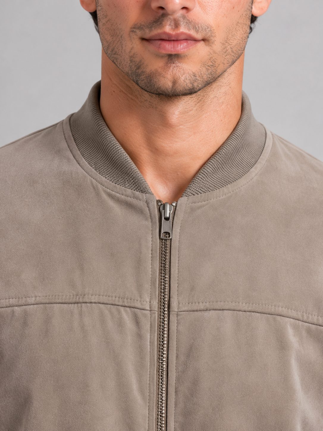Zip-Up Bomber Jacket for Men - View 2